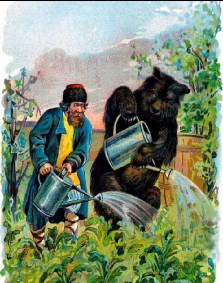 Как мужик и медведь прибыль делили