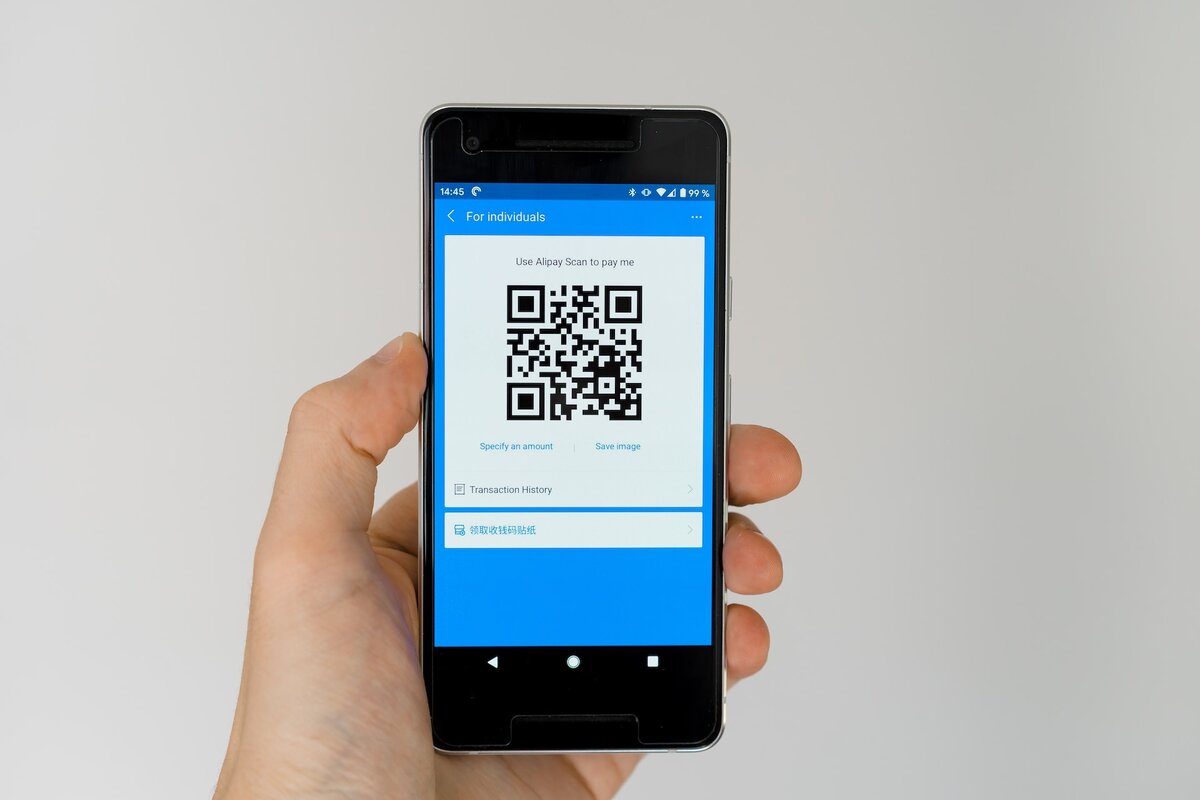 Открыть qr код с помощью камеры