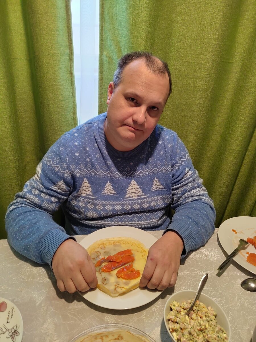 Сегодня у Пети сразу рыба.