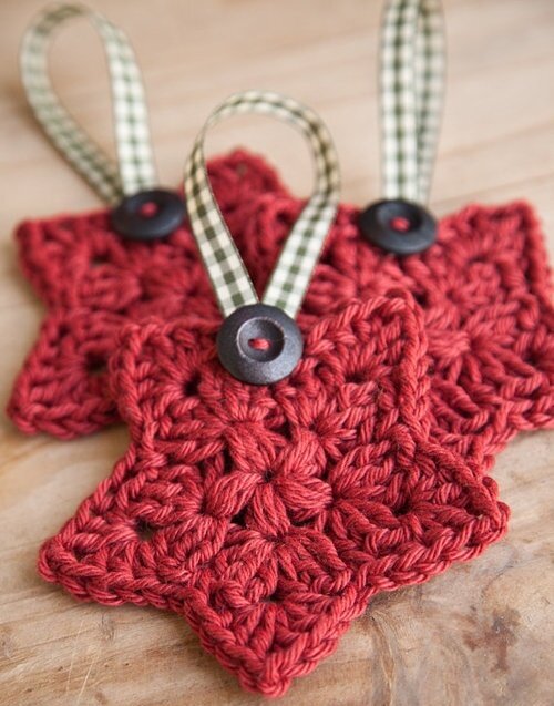    Рождественская звезда крючком