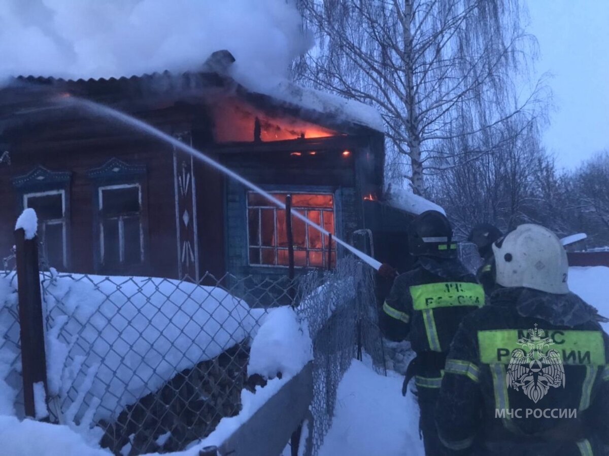    В Ивановской области на пожаре погибла пожилая женщина