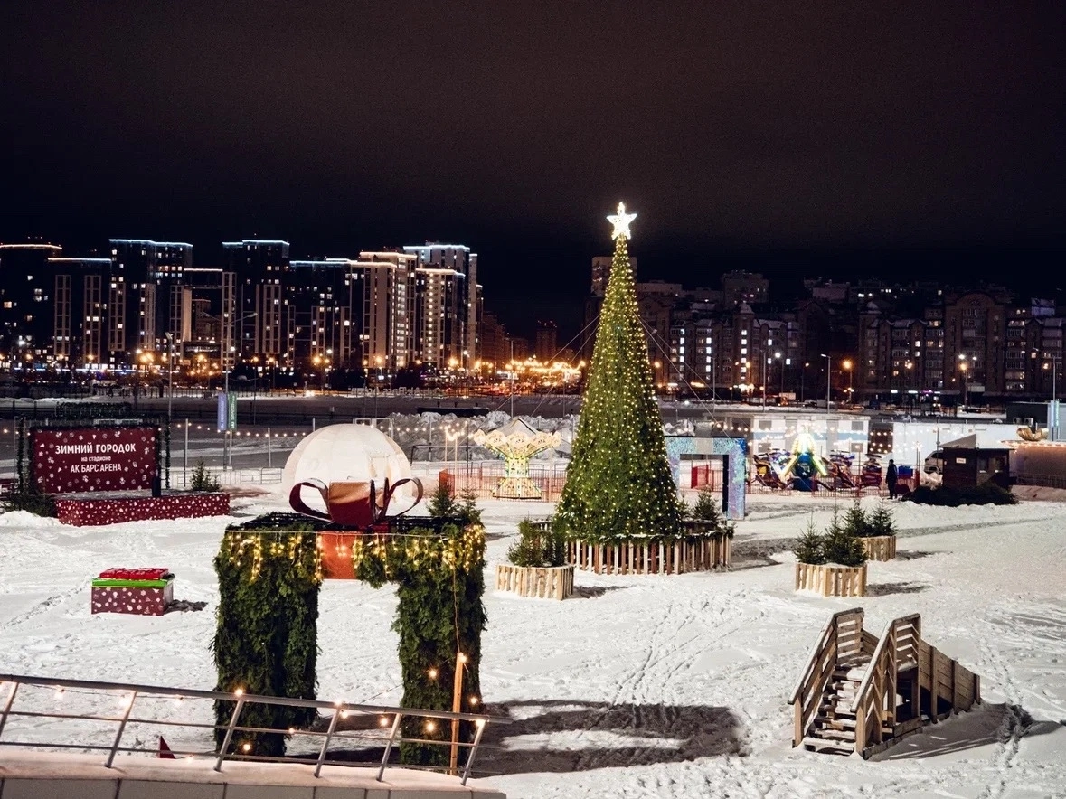 Автор фото: Зимний городок у стадиона «Ак Барс Арена»