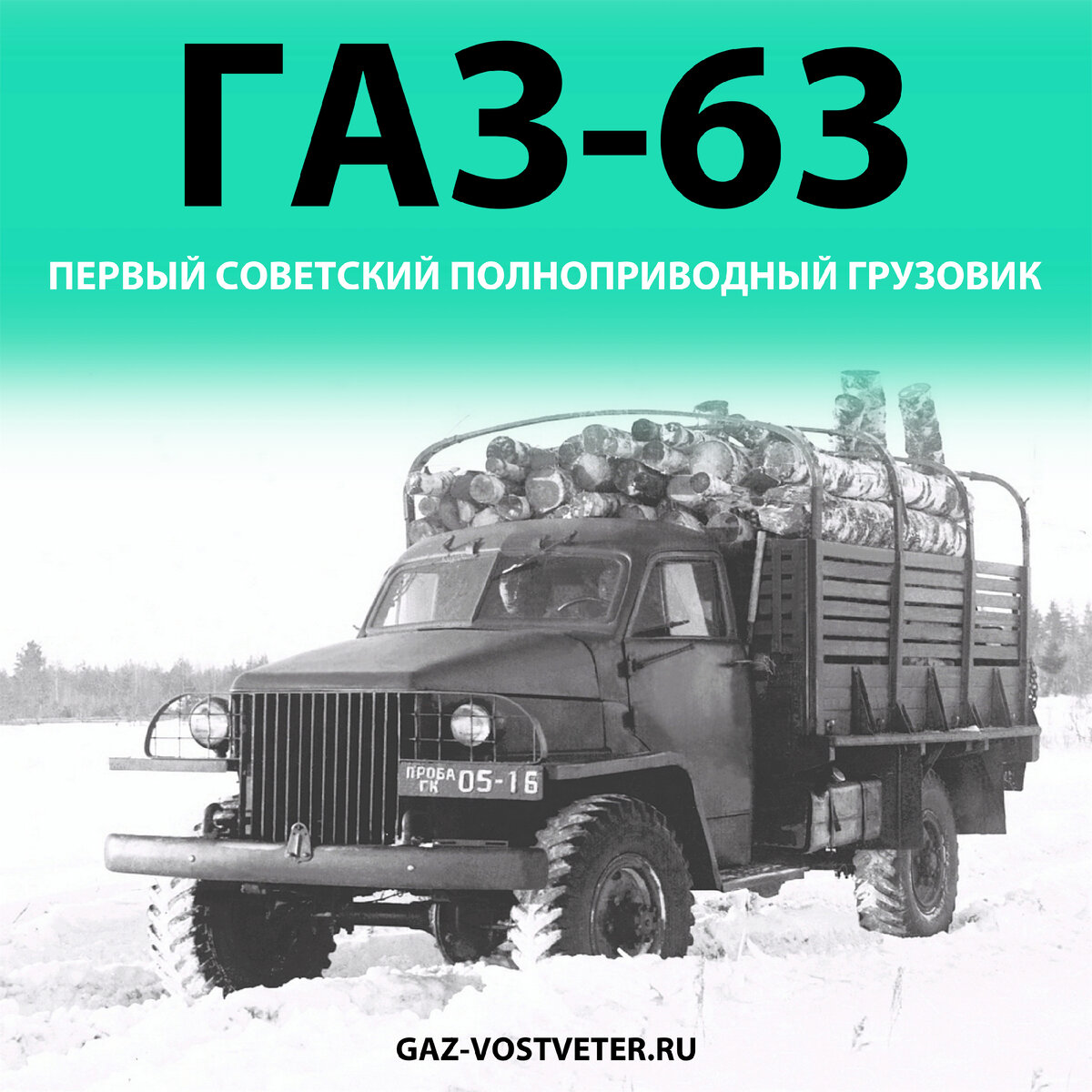 Первый серийный полноприводный грузовой автомобиль СССР | Автоцентр «ГАЗ -  Восточный Ветер» | Дзен