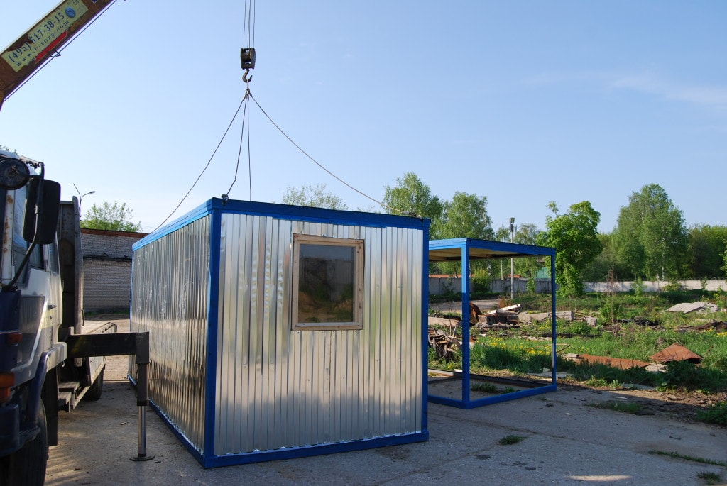 Установка готовой конструкции