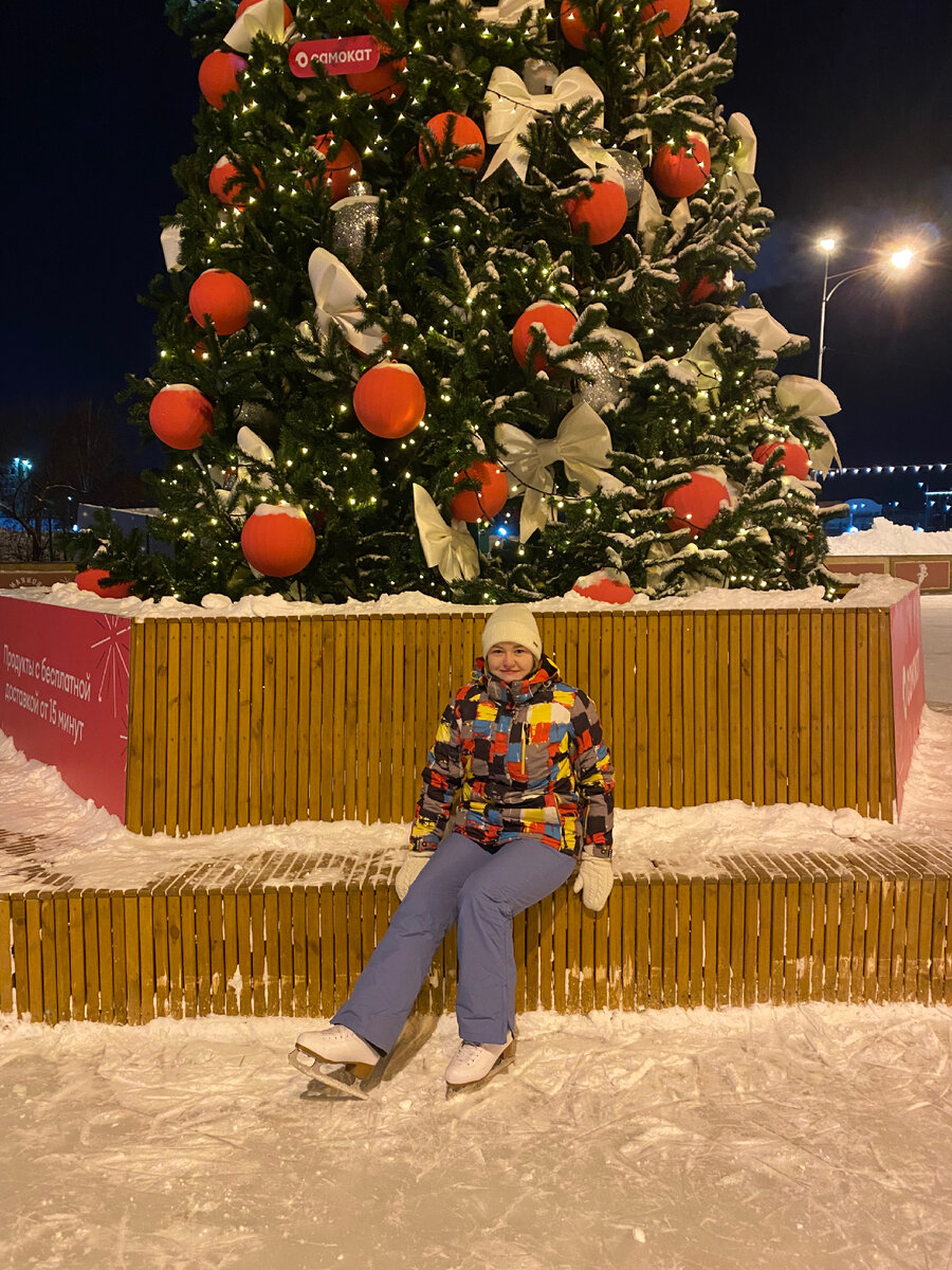 Елка на катке