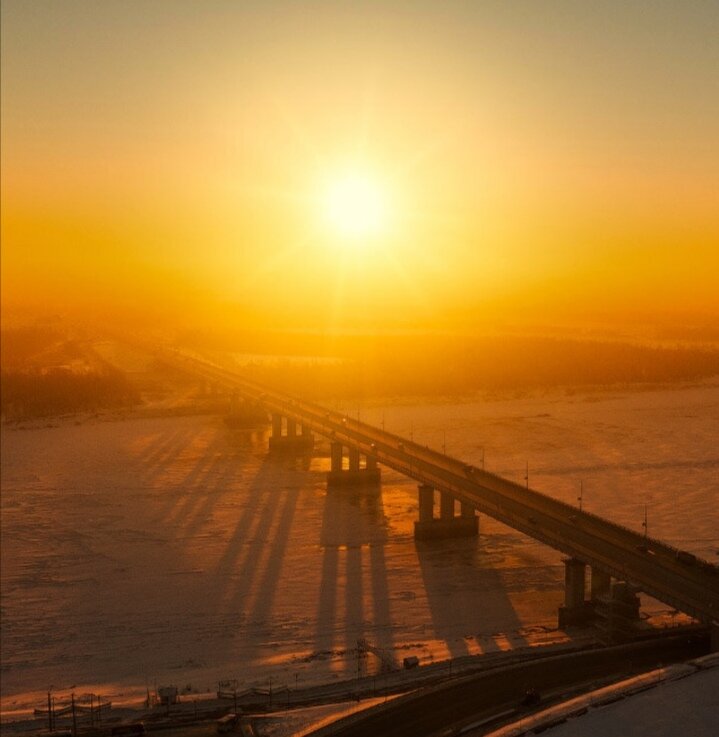 Лучи согревают