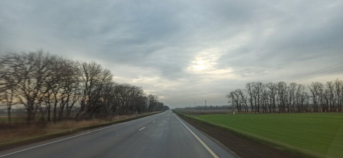 Фото автора. Дорога в Ейск.