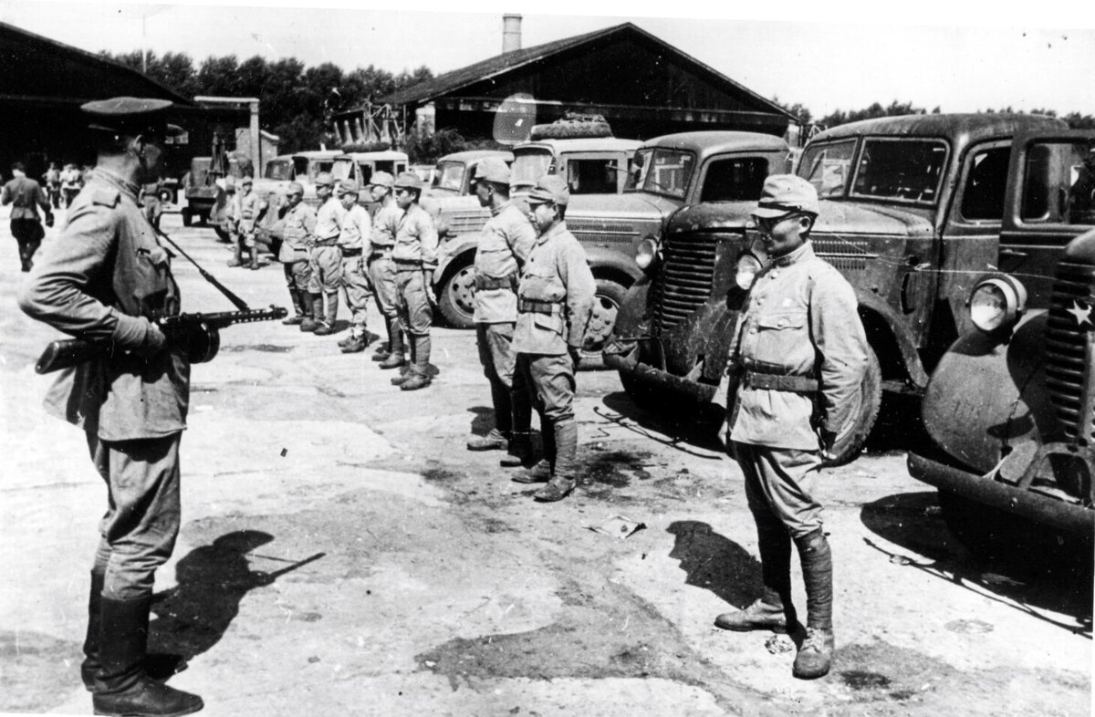 Забайкальский фронт 1941-1945. 1945 Разгром Квантунской армии. Пленные японцы в Маньчжурии в 1945. Советский союз против японии