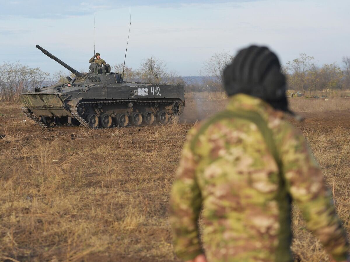    БМП-3 в Запорожской области © РИА Новости / Павел Лисицын