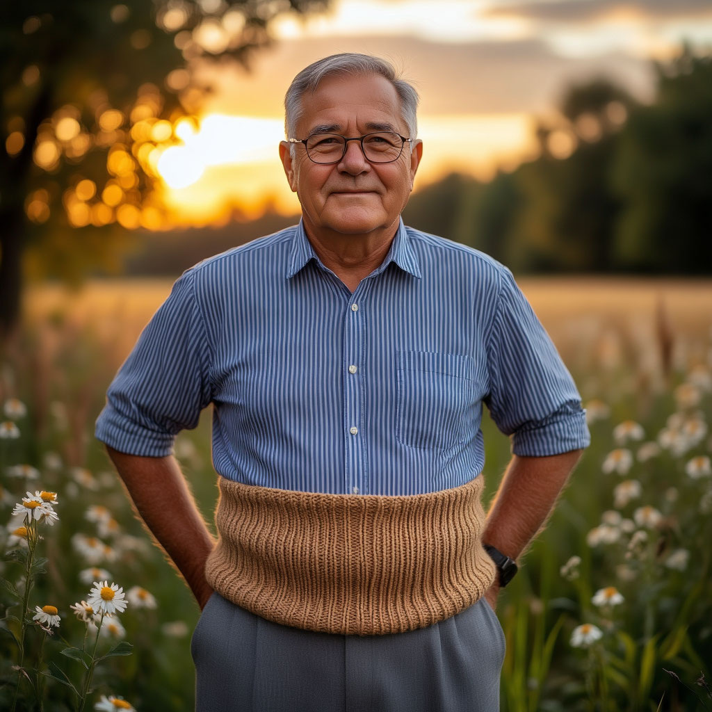 Выбор или создание согревающего пояса не ограничевается только собачьей шертью