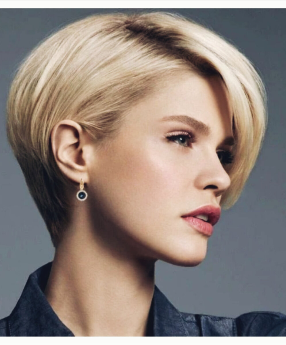 pinterest.com                                       Шикарный образ с короткой стрижкой.