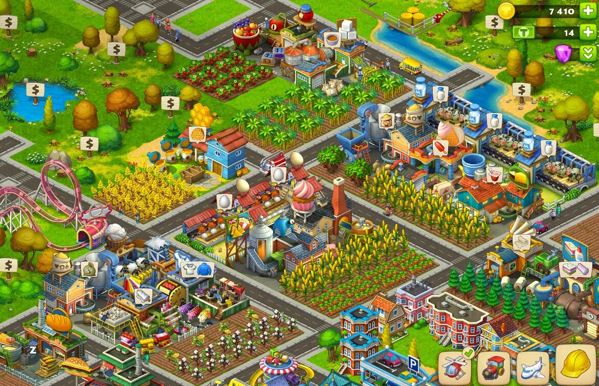 Игра собирать города. Товншип ферма. Игра ферма Township. Город в игре Township. Ферма Тауншип 14 уровень