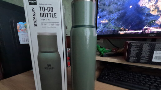 Обзор термоса Stanley TO-GO Bottle емкостью 1 литр.