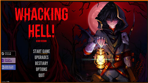 Whacking Hell! (Demo) - 2D-шутер с видом сверху в стиле рогалик с балдёжной озвучкой