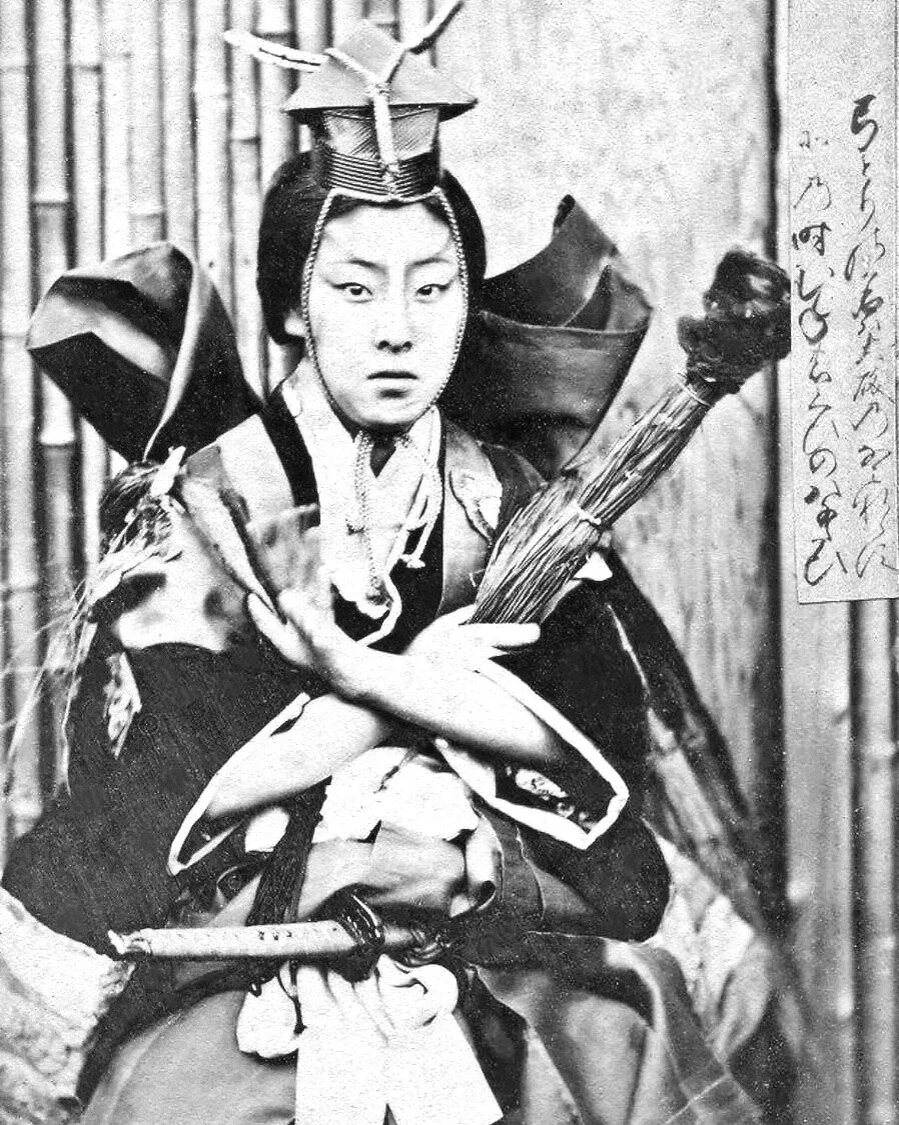 Хатамото в японии. Онна-бугэйся Самураи-женщины. В Японии Онна-бугэйся. Самурай Онна бугэйся. Женщина Самурай 19 век.