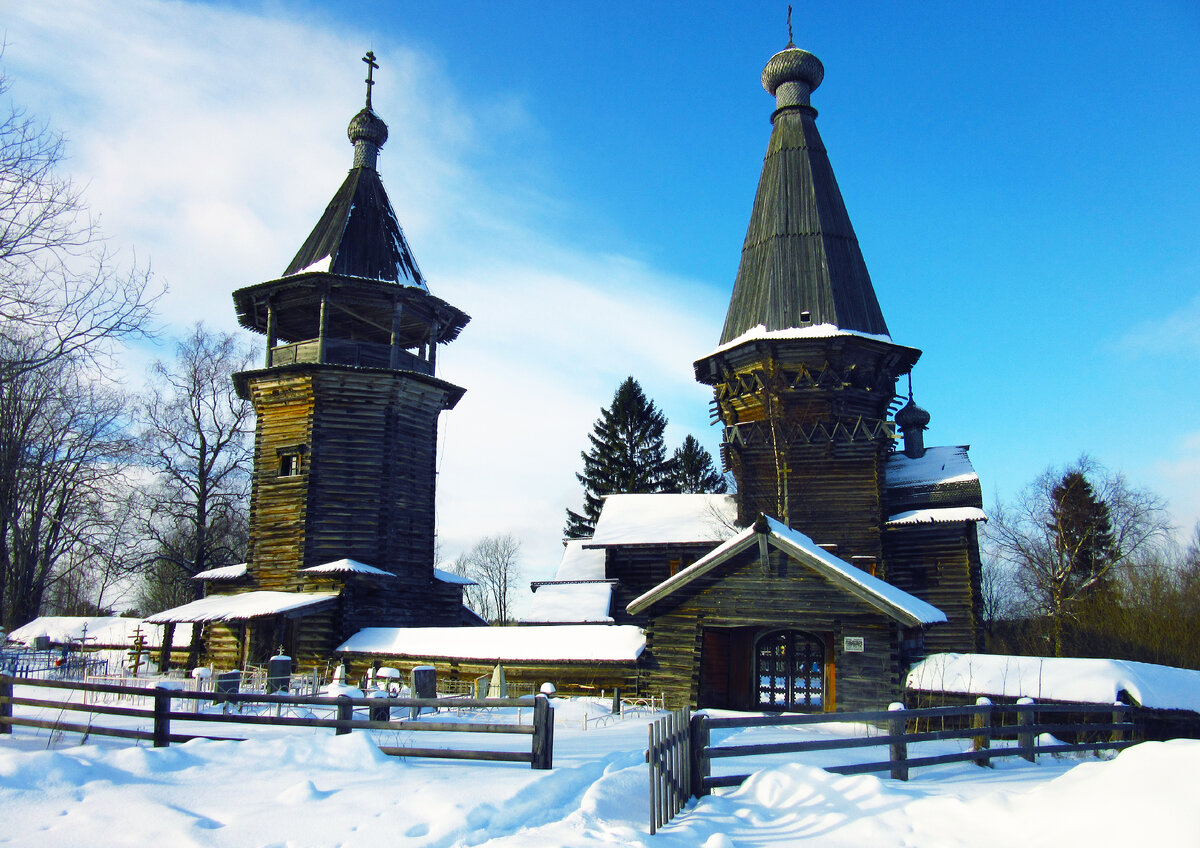 Храм Рождества Богородицы рядом с деревней Гимрека.