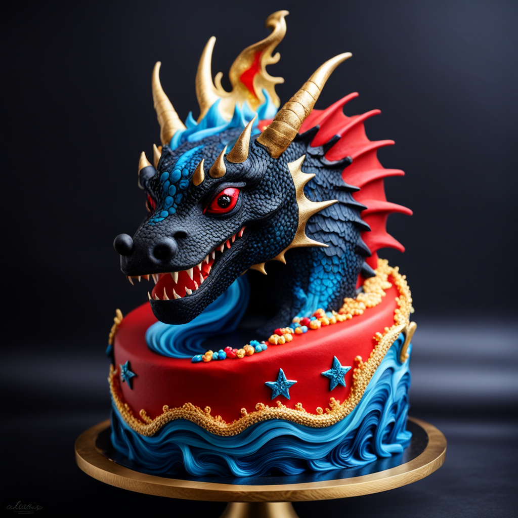 Торт с драконом