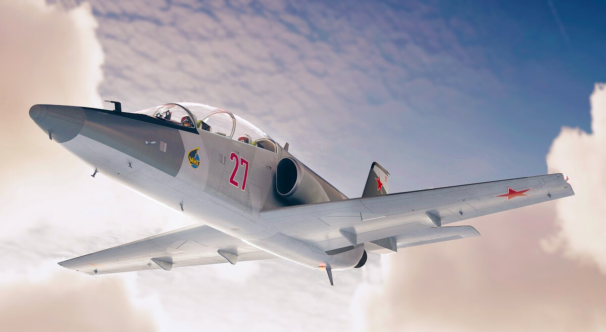 Проектное изображение нового учебно-тренировочного самолета МиГ-УТС.