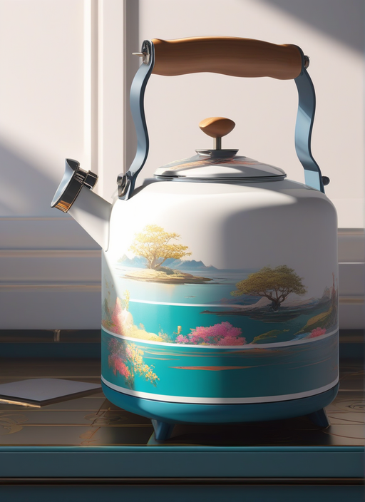 Эх, а в реальности сложно найти такой красивый чайник!