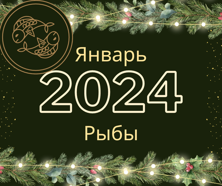 Рыбы. Прогноз на январь 2024 года.