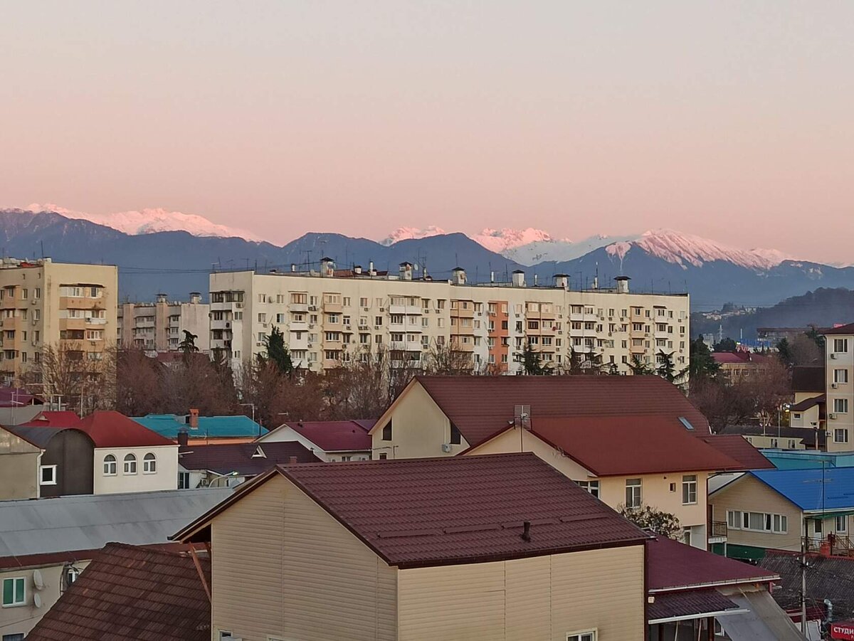 Вид с нашего балкона.