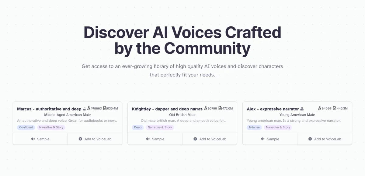 Elevenlabs voice