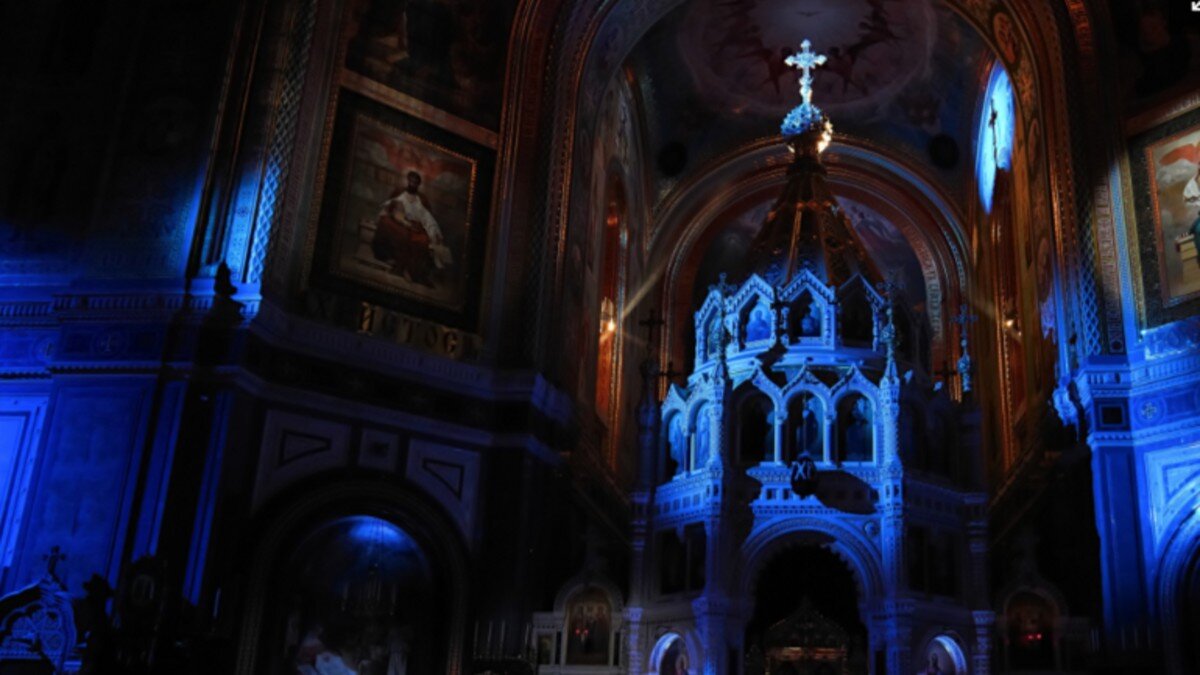    Трансляция ночной службы пройдет на «Первом канале». Фото: foto.patriarchia.ru