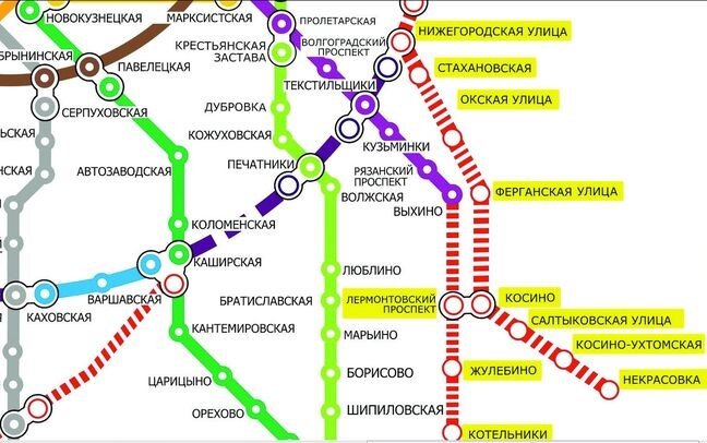 Схема метро какая станция метро
