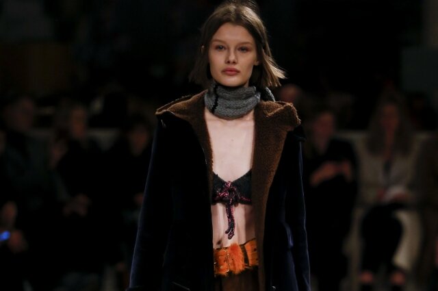    Кристина покорила подиум, став моделью модного дома Prada. Фото: Vogue
