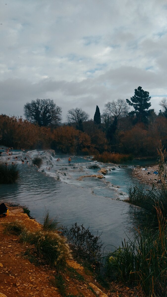 Термальные источники Saturnia, Тоскана. Фото автора