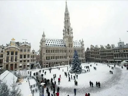 Зима в Брюсселе. Фото из открытых источников Яндекс.Картинки