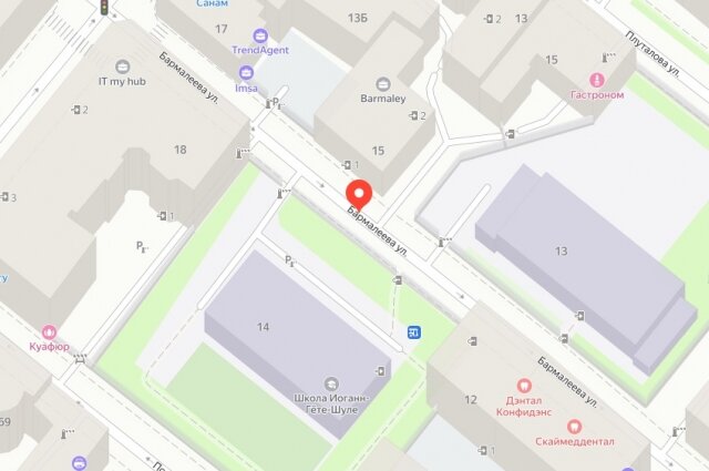    Улица находится недалеко от станции метро Петроградская Фото: Скриншот Яндекс.Карты