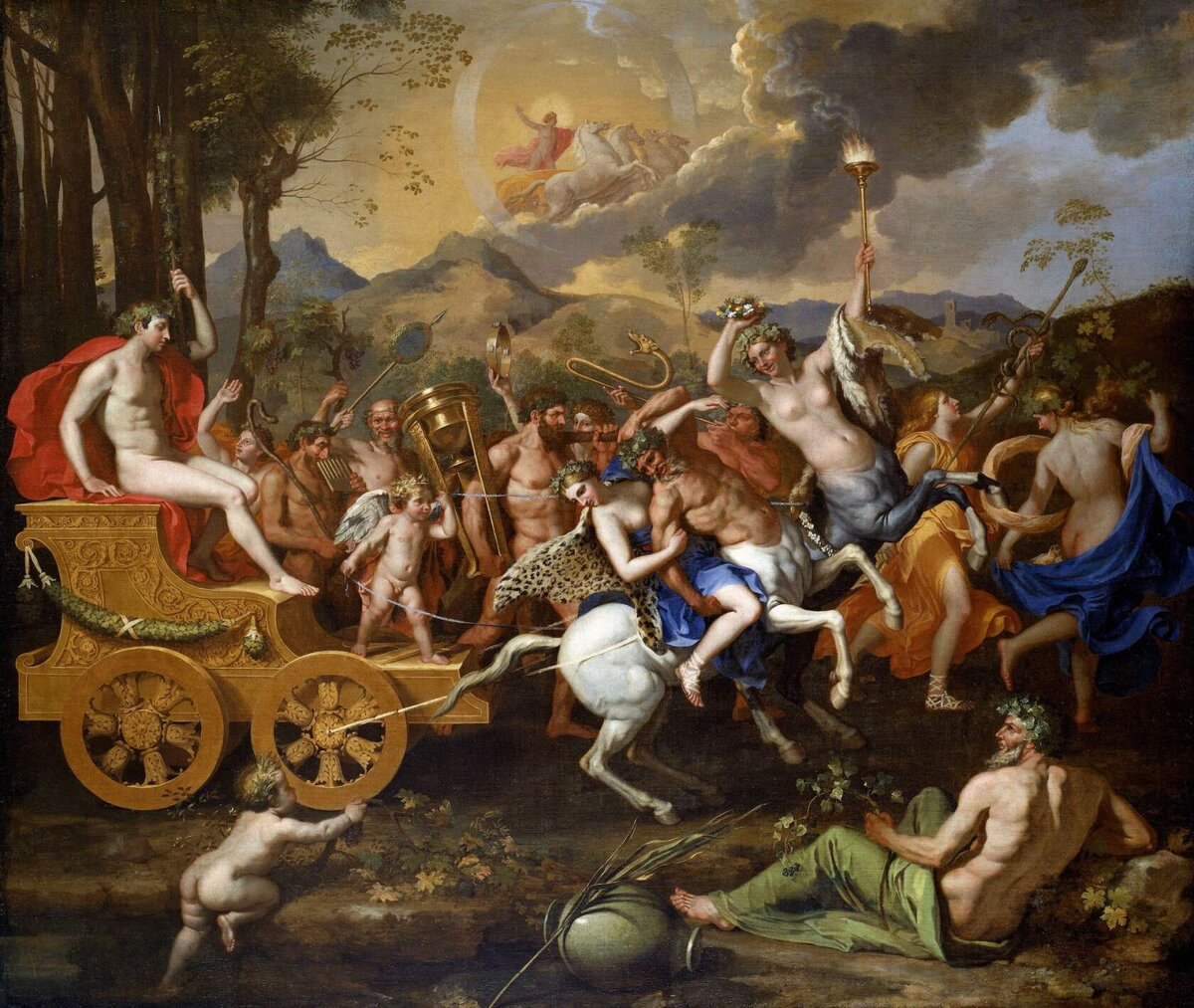 «Триуфм Бахуса», Никола Пуссен, 1635 год.