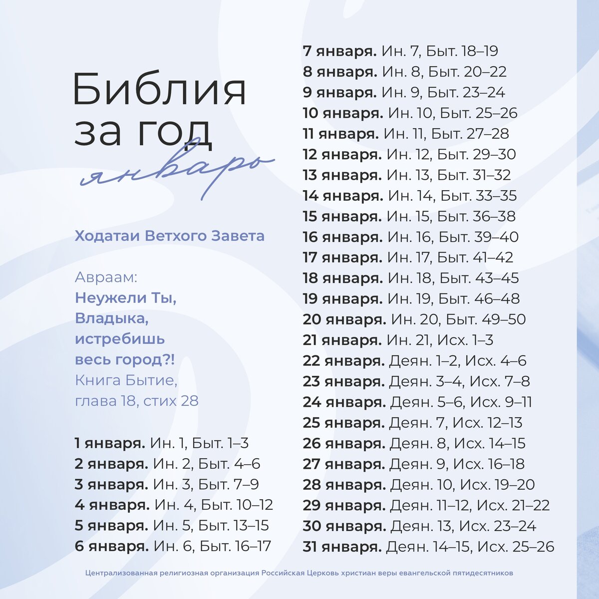 Библия за год? Да! | РЦХВЕ | Дзен