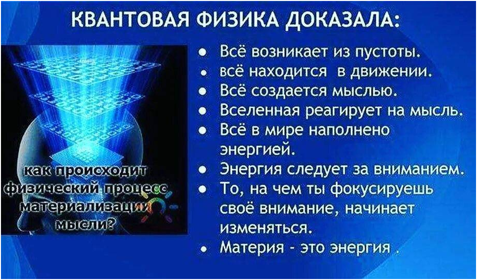 Мысли с научной точки зрения