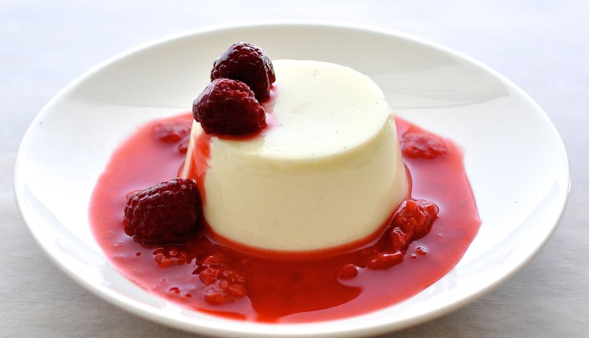 Итальянская panna Cotta