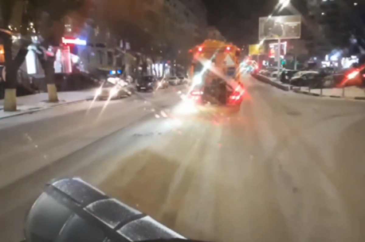    Волгоградских водителей предупреждают о сильном гололеде