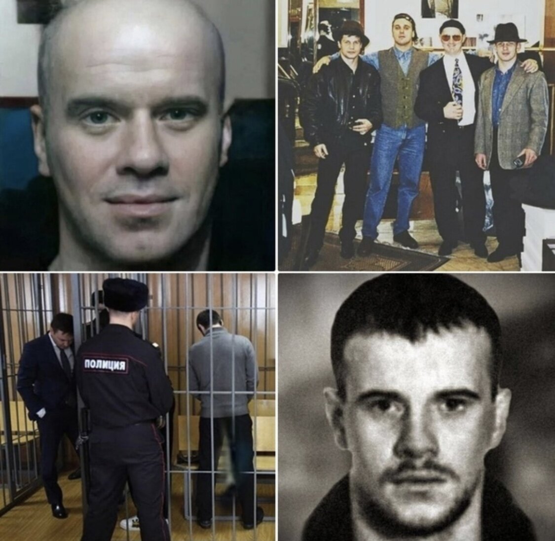 Киллер "ореховской" группировки Марат Полянский во время оглашения приговора по 