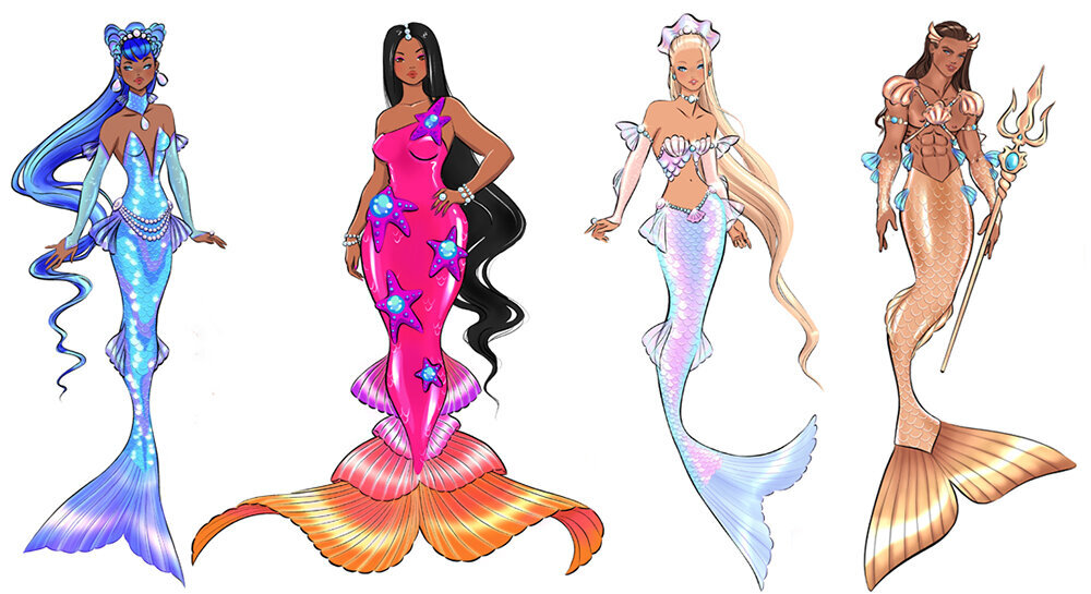 2020 Doll Design Showdown Concepts by Angel Kent, Mattel