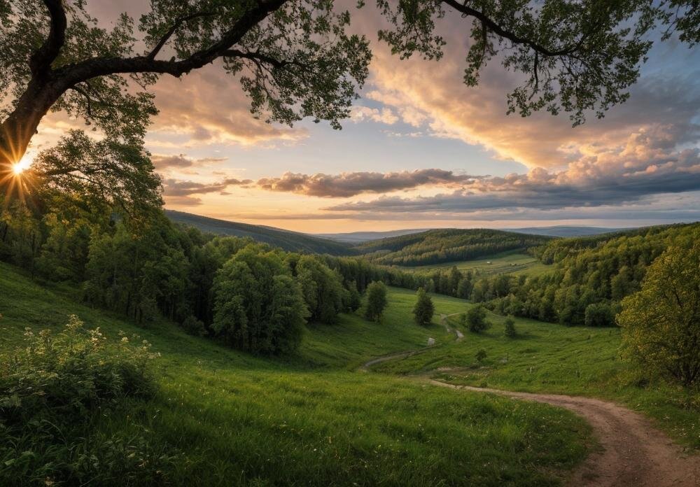 Пейзаж темными красками