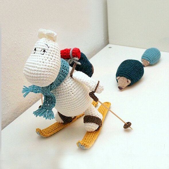    Муми-тролль крючком   
Источник: clairettetricote.wordpress.com