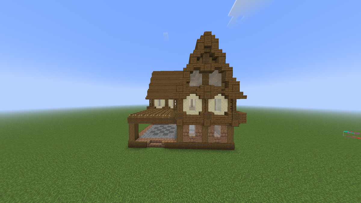 вот так будет выглядеть мой домик (я потом ему пол переделал))