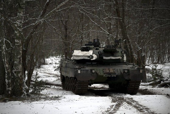    Немецкий боевой танк Leopard