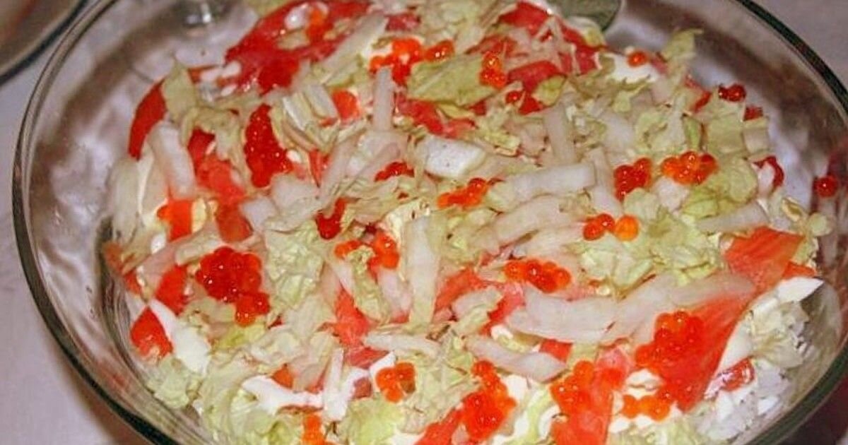 Салаты из легких продуктов