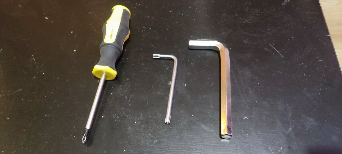 Отвертка + Г- образный торск на 27 шестигранник на 10