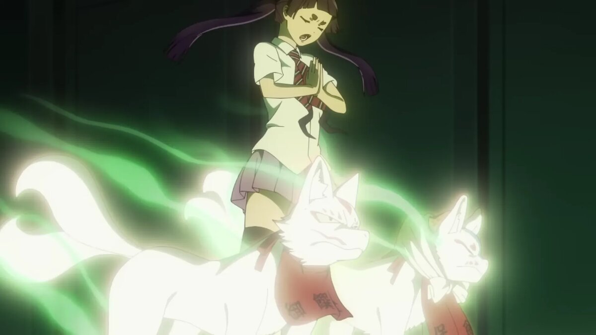 Кадр из трейлера 3 сезона аниме «Синий экзорцист»   📷