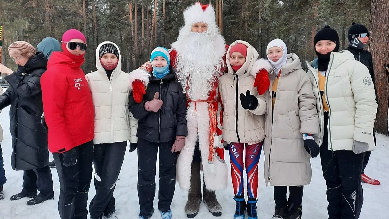    В Сургутском районе прошла лыжная гонка на призы Деда Мороза