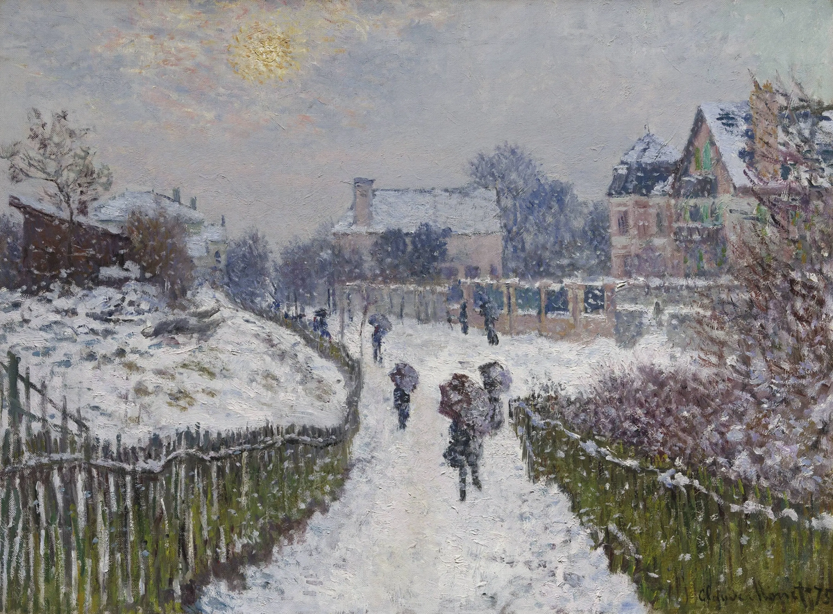 Клод Моне - Бульвар Сен-Дени, 1875 год. 