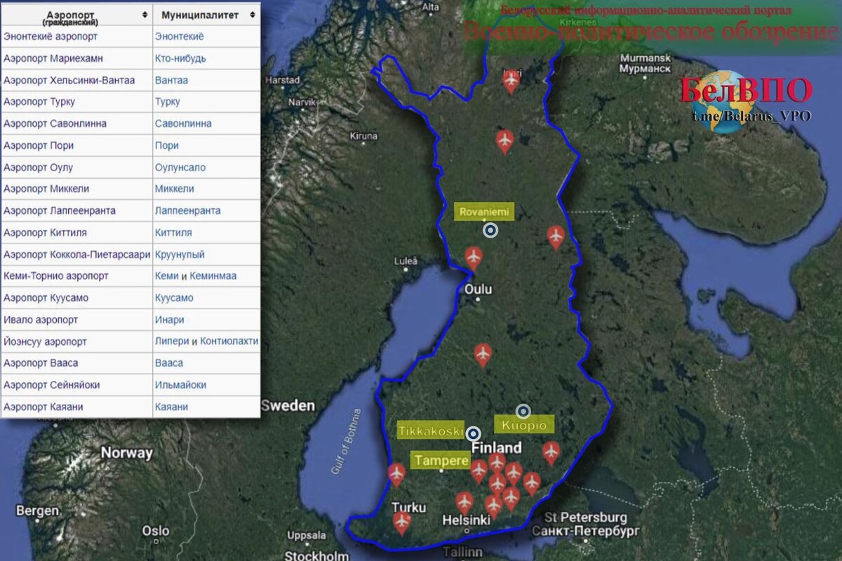 Аэродромная сеть ВВС Финляндии – новая угроза России с северо-запада  (ВИДЕО) | BELVPO | Дзен