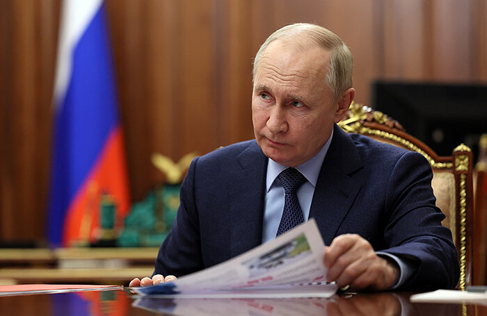    Президент РФ Владимир Путин.Sputnik/Gavriil Grigorov/Kremlin/Reuters